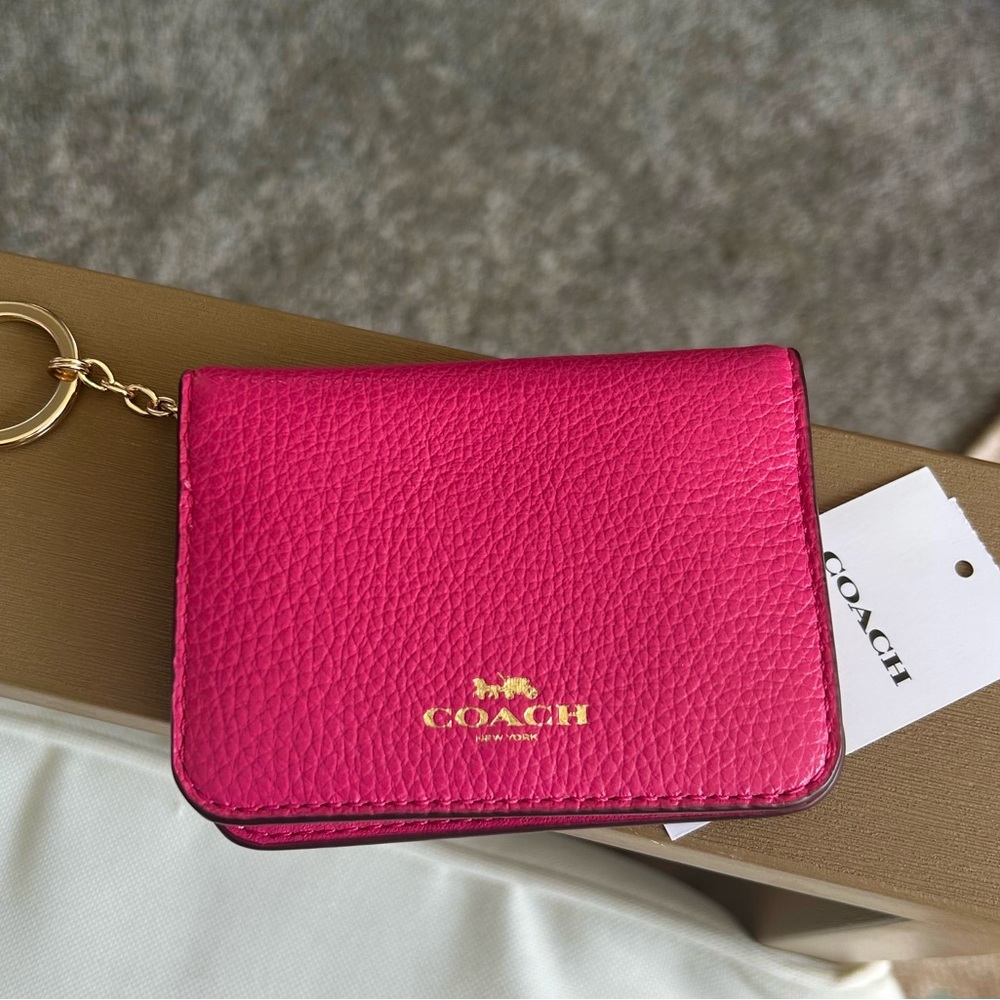 Coach💖NWT Keychain/ Cardholder